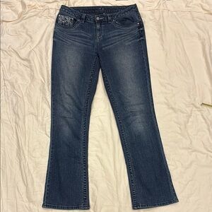 Apt. 9 Dark Blue Flare Jeans
